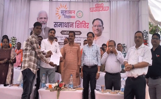 समाधान शिविर में श्री जितेन्द्र की ख्वाहिश हुई पूरी समाधान शिविर में श्री जितेन्द्र की ख्वाहिश हुई पूरी