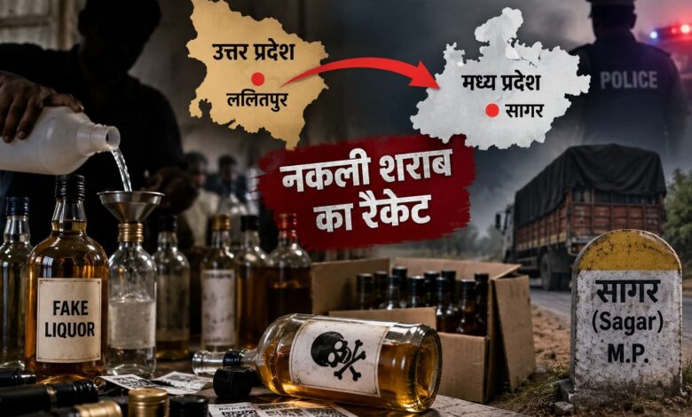 सागर में जहरीली शराब सप्लाई में सक्रिय था यूपी का रैकेट, ललितपुर से होती थी नकली शराब सप्लाई